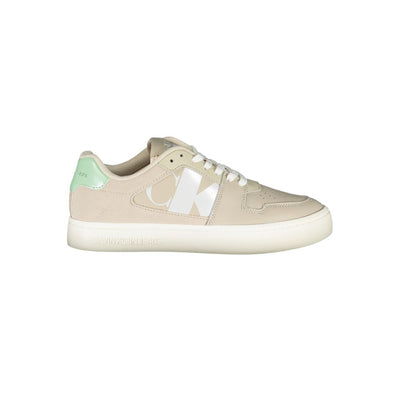 Calvin Klein beige polyester sneaker