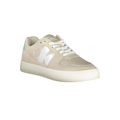 Calvin Klein beige polyester sneaker