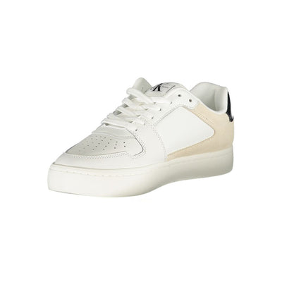 Calvin Klein witte polyester sneaker