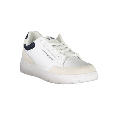Baskets Tommy Hilfiger en cuir blanc pour homme
