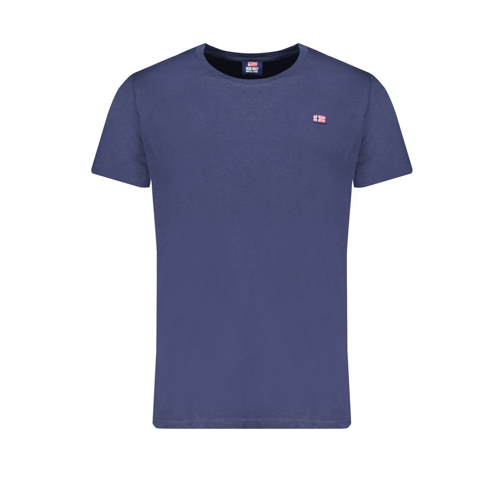 T-shirt bleu en coton Norvège 1963