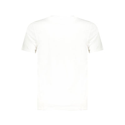 Cavalli Class White Cotton Men T-Shirt