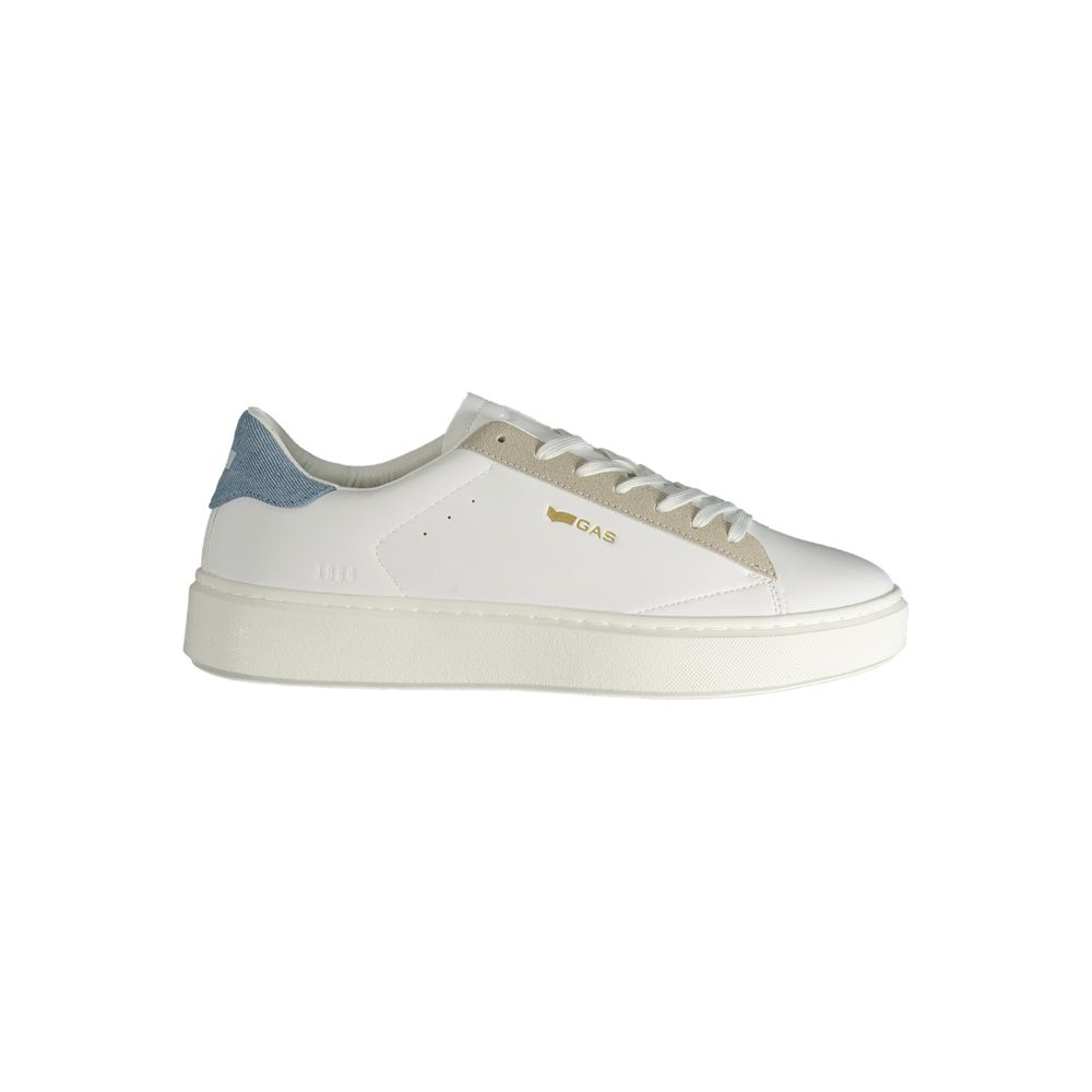 Gaswitte polyester herensneaker