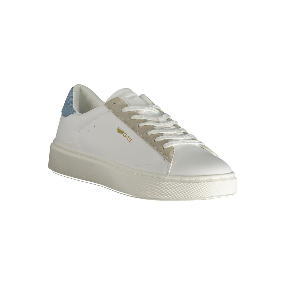 Gaswitte polyester herensneaker