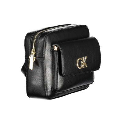 Sac à main Calvin Klein noir en polyester recyclé pour femme