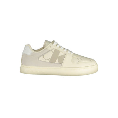 Calvin Klein Witte Polyethyleen Heren Sneaker
