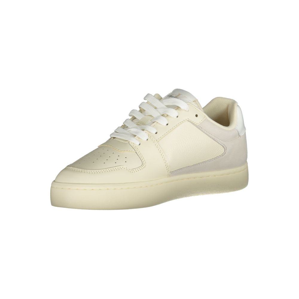 Calvin Klein Witte Polyethyleen Heren Sneaker