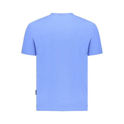 Napapijri Blue Cotton Men T-Shirt