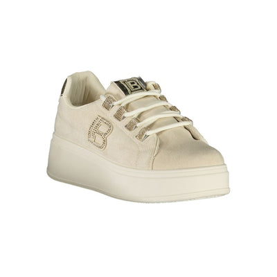 Laura Biagiotti Beige Polyester Dames Sneaker