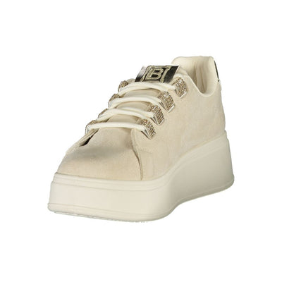 Laura Biagiotti Beige Polyester Dames Sneaker