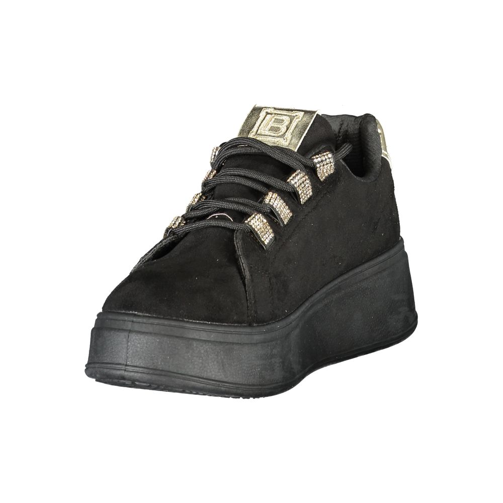 Laura Biagiotti Zwarte Polyester Dames Sneaker