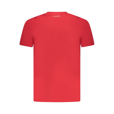 Trussardi Red Cotton Men T-Shirt