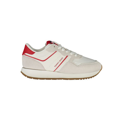Tommy Hilfiger Rode Leren Dames Sneaker