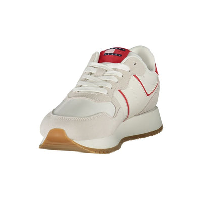 Tommy Hilfiger Rode Leren Dames Sneaker