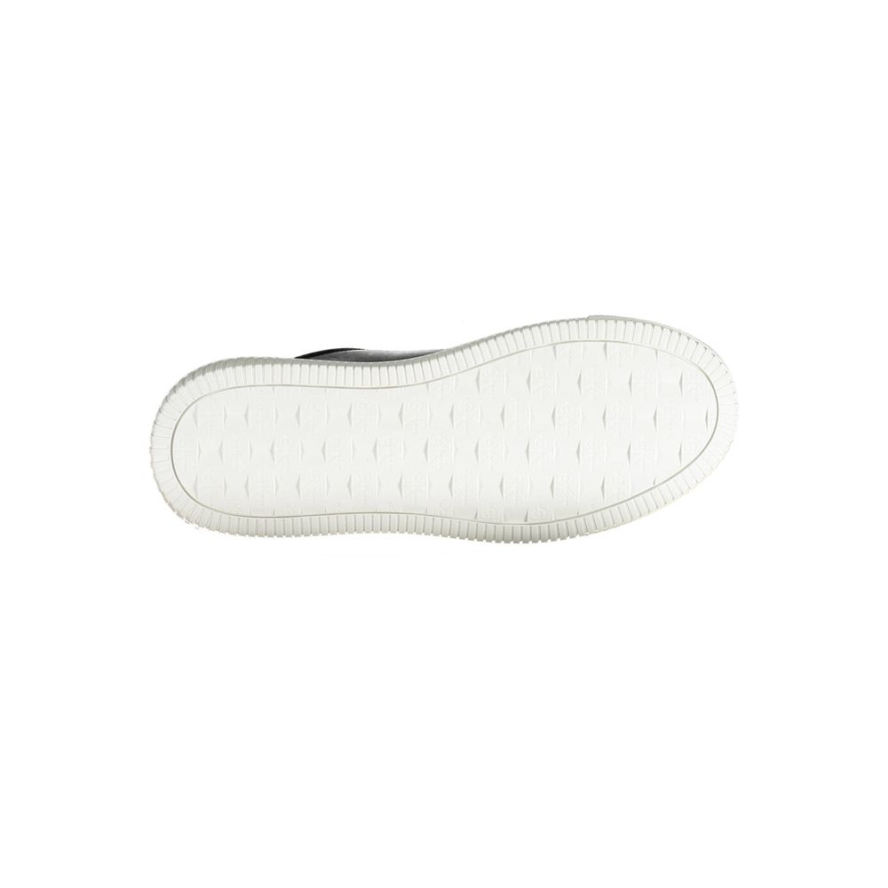 Calvin Klein Strakke Zwarte Veterschoenen Sportschoenen