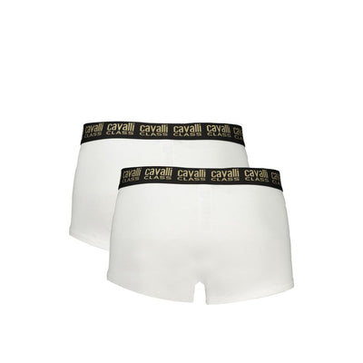 Cavalli Class Witte Katoenen Heren Boxershorts