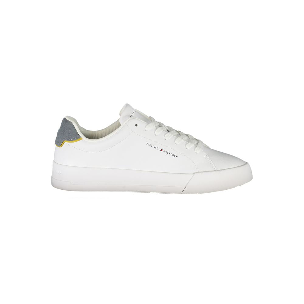 Tommy Hilfiger witte leren herensneaker