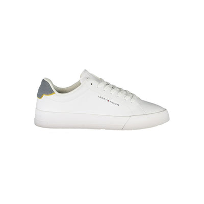 Tommy Hilfiger witte leren herensneaker