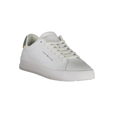 Tommy Hilfiger witte leren herensneaker