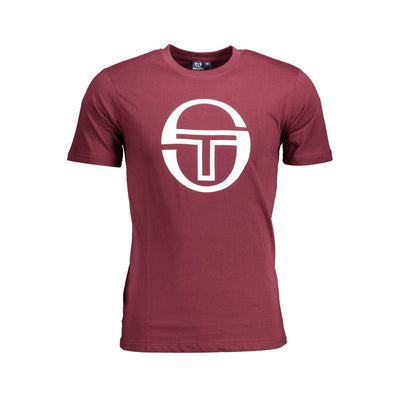 Sergio Tacchini paars katoenen heren T-shirt