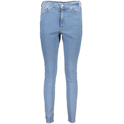 Jean Tommy Hilfiger bleu en coton pour femme