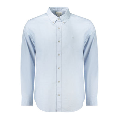 Chemise homme en coton bleu clair Calvin Klein