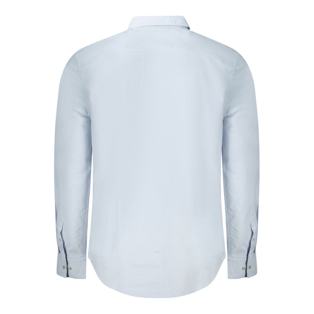 Chemise homme en coton bleu clair Calvin Klein