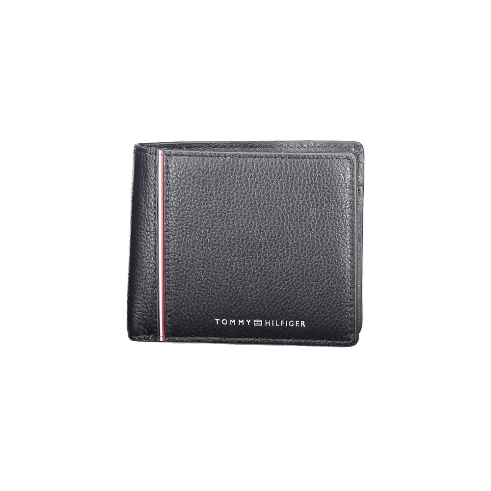 Tommy Hilfiger Blauwe Leren Herenportemonnee