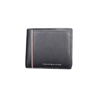 Tommy Hilfiger Blauwe Leren Herenportemonnee