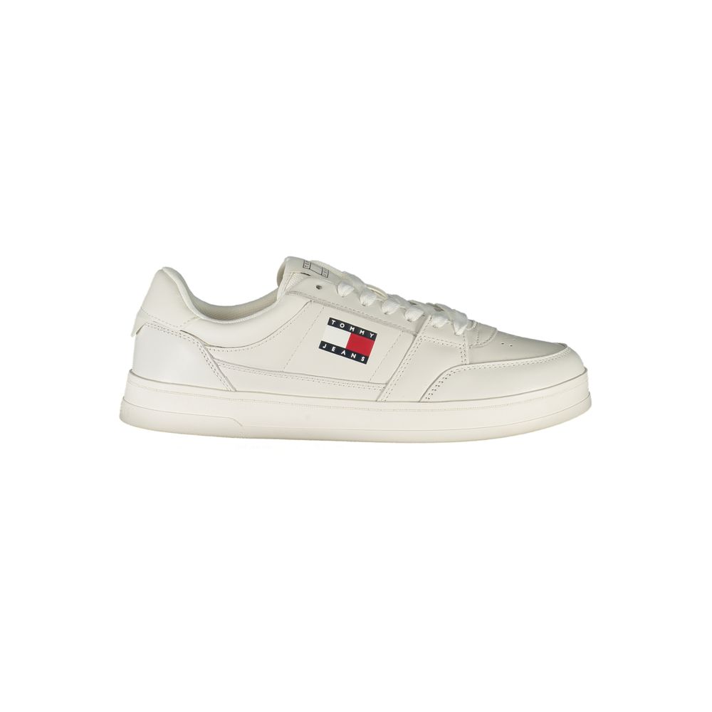 Tommy Hilfiger witte leren herensneaker