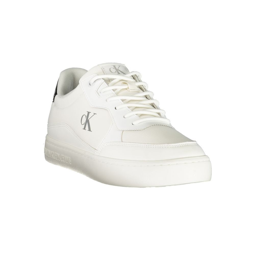 Calvin Klein Witte Polyester Heren Sneaker