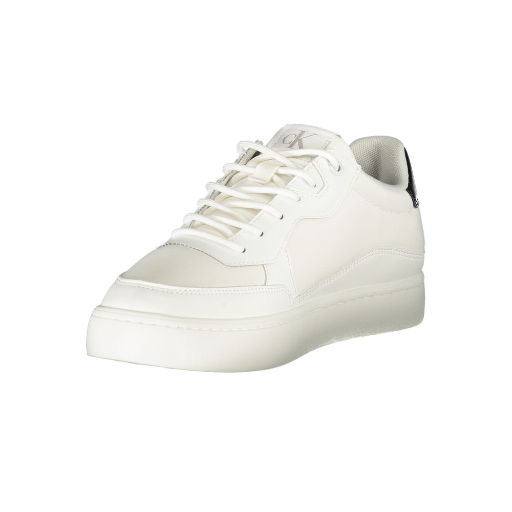 Calvin Klein Witte Polyester Heren Sneaker