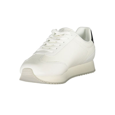 Calvin Klein Witte Leren Heren Sneaker