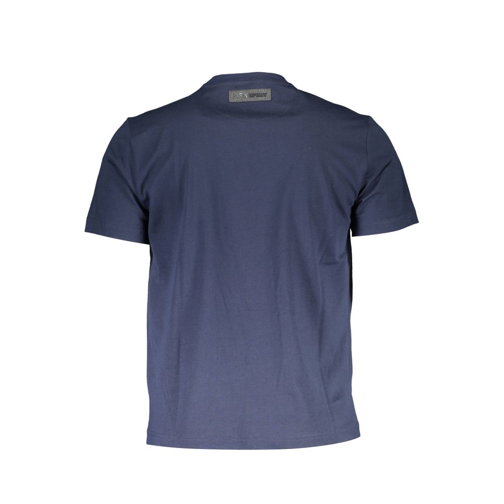 Plein Sport Blauw Katoenen Heren T-shirt