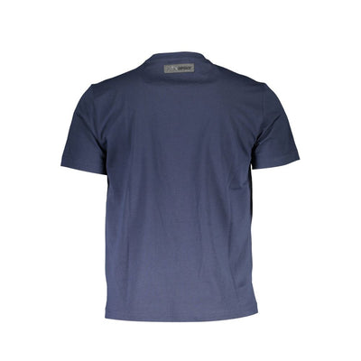 Plein Sport Blauw Katoenen Heren T-shirt