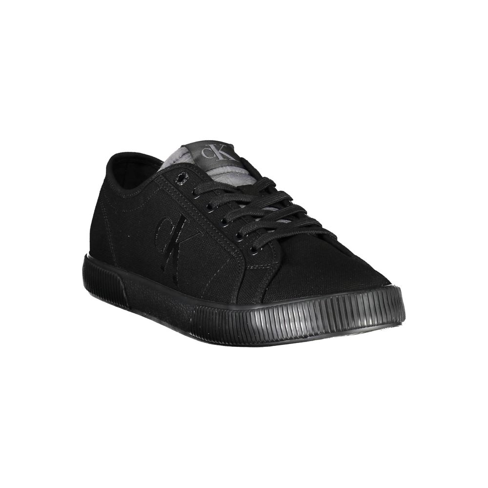 Calvin Klein Zwarte Katoenen Heren Sneaker
