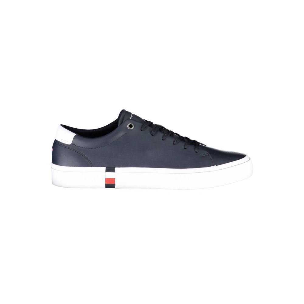 Baskets Tommy Hilfiger en cuir bleu pour homme