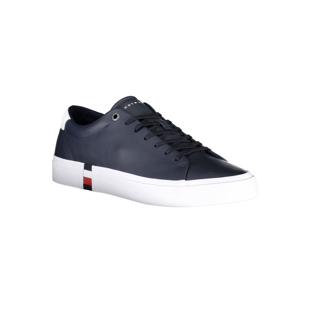 Baskets Tommy Hilfiger en cuir bleu pour homme