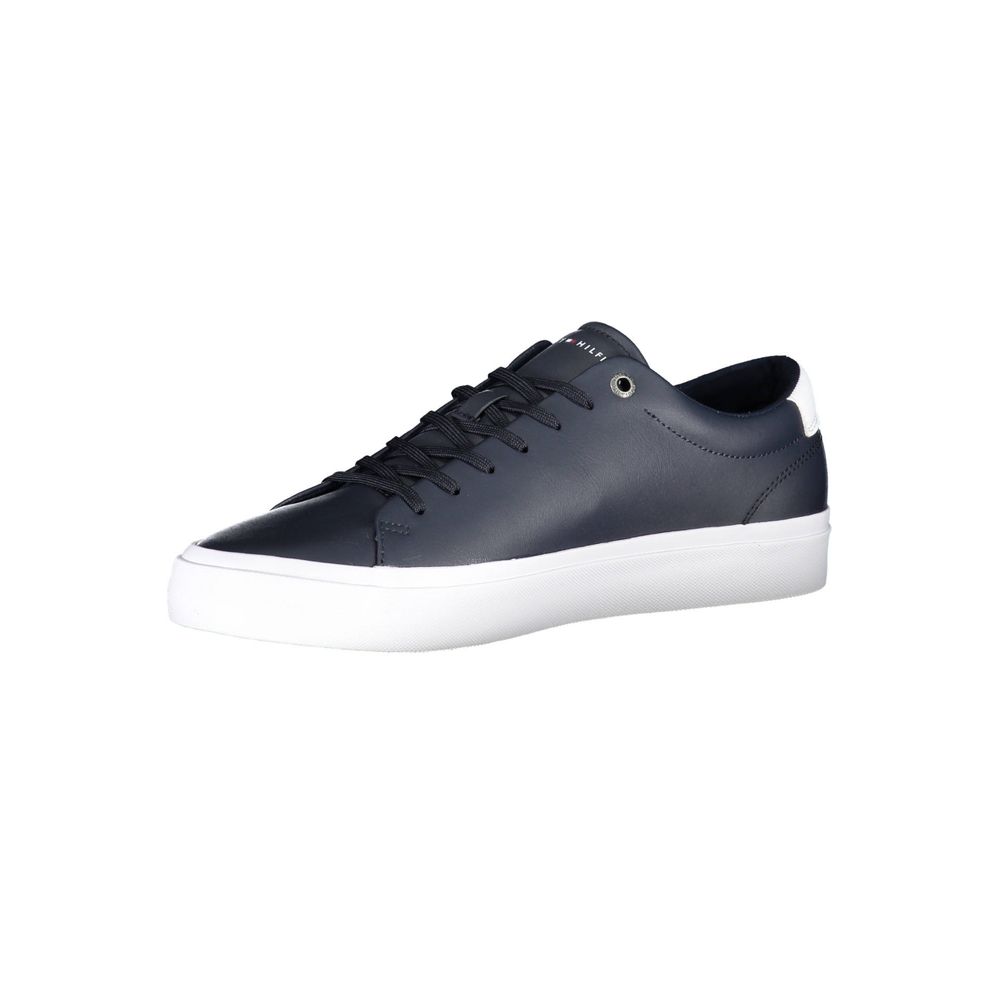 Baskets Tommy Hilfiger en cuir bleu pour homme