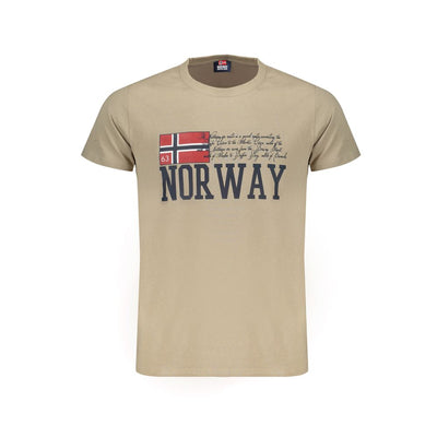 T-shirt en coton beige Norvège 1963