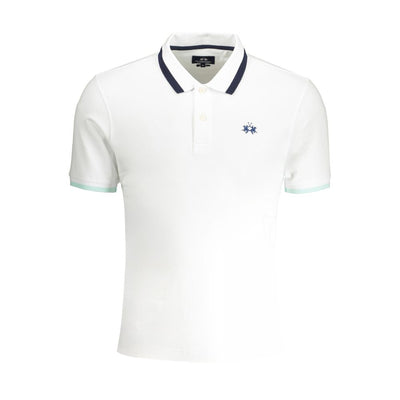 Polo en coton blanc La Martina