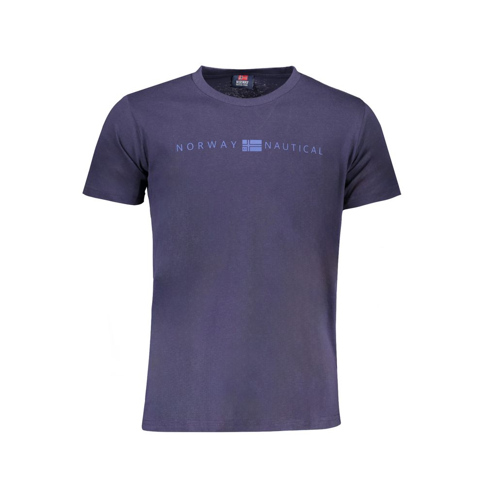 Noorwegen 1963 Blauw Katoenen T-shirt