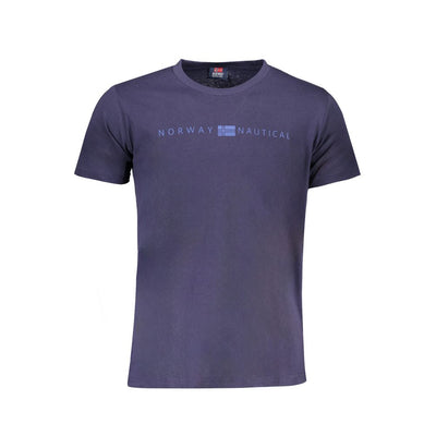 Noorwegen 1963 Blauw Katoenen T-shirt