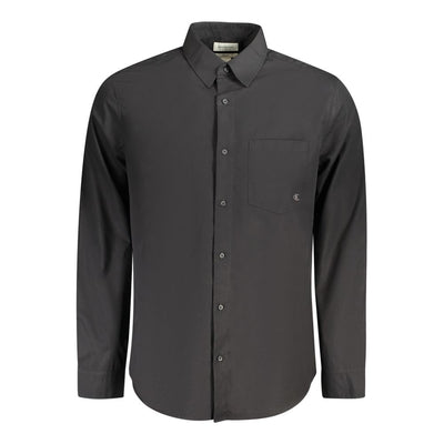 Chemise en coton noir Calvin Klein