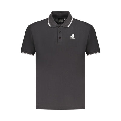 U.S. Grand Polo Black Cotton Men Polo Shirt