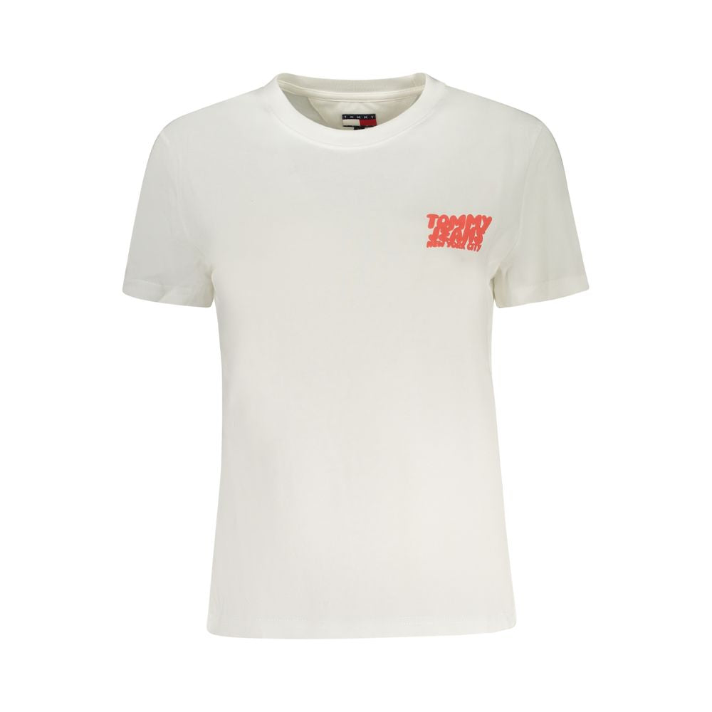 Tommy Hilfiger beige katoenen dames T-shirt