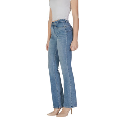 Liu Jo Blue Cotton Bootcut Jean