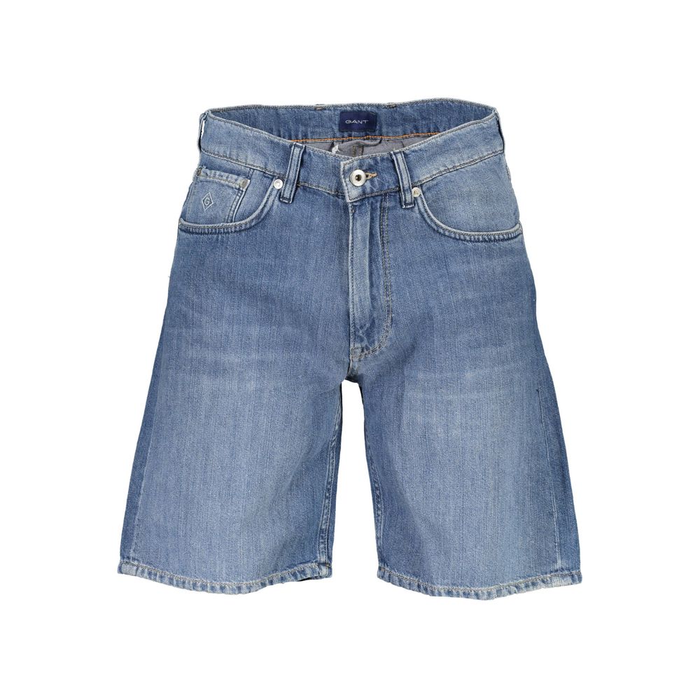 Jean bermuda bleu en coton pour homme de Gant
