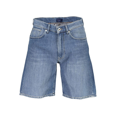 Jean bermuda bleu en coton pour homme de Gant