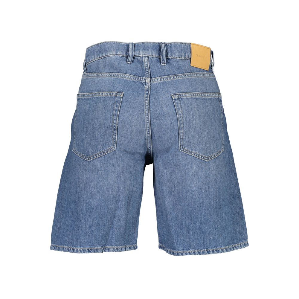 Jean bermuda bleu en coton pour homme de Gant